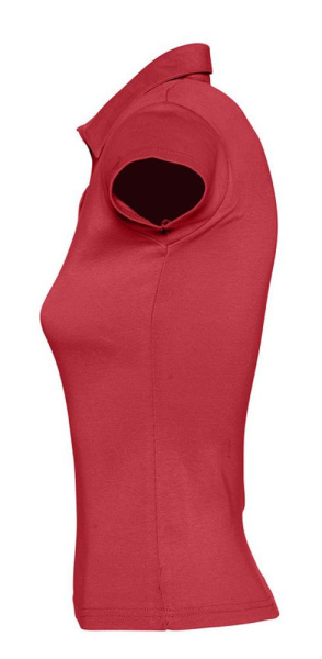 Рубашка поло женская без пуговиц Pretty 220, красная, S–XL
