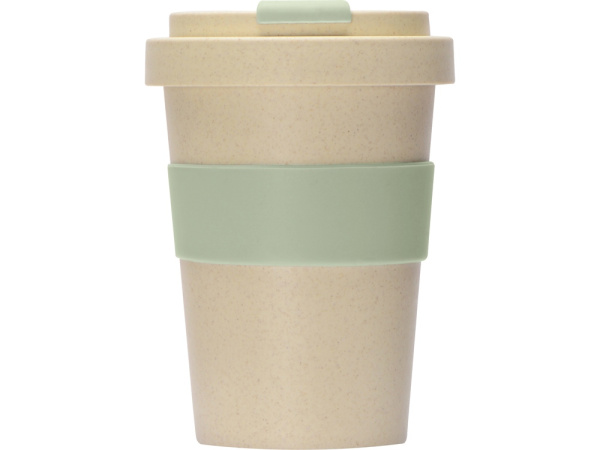 Стакан из пшеничного волокна «Flava», Цвет бежевый/зеленый оливковый