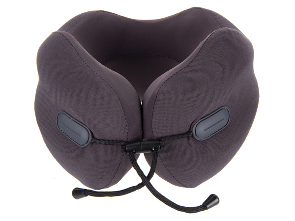 Подушка для путешествий с эффектом памяти «Pillow PRO», Цвет темно-серый