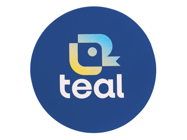 Патч «Круг», soft-touch, Цвет синий