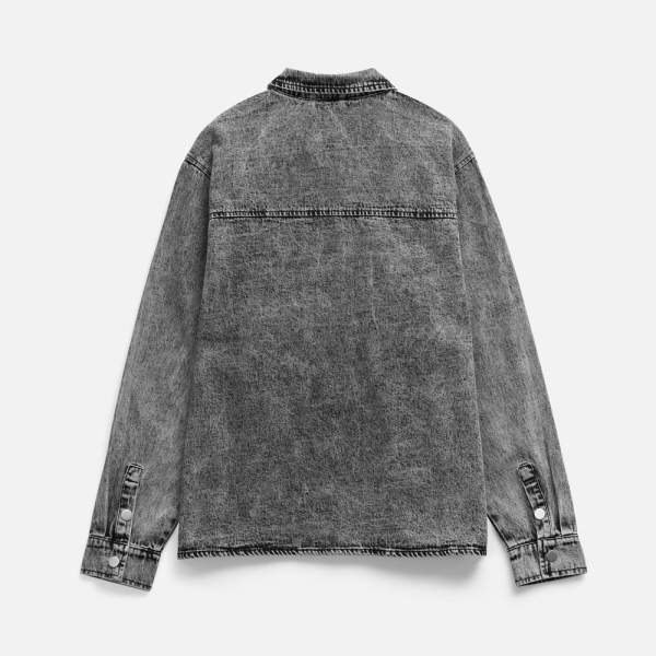 Куртка джинсовая O3, серая, XS–4XL
