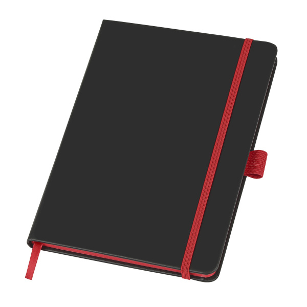 Блокнот A5 «ColorNote Black», Цвет черный/красный