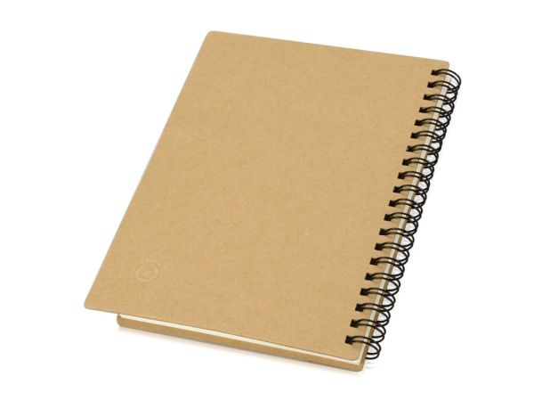 Блокнот «Priestly» с ручкой, Цвет натуральный/красный