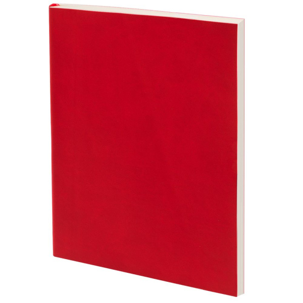 Ежедневник Flat Light, недатированный, красный, 14,7х20,6х1 см