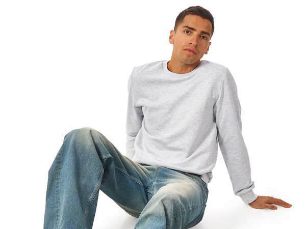 Свитшот «Monaco», унисекс, Размер M, Цвет белый меланж