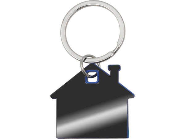 Брелок «SteelPop House», Цвет цвет вороненой стали/синий