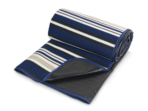 Плед для пикника «Junket» в сумке, Цвет синий