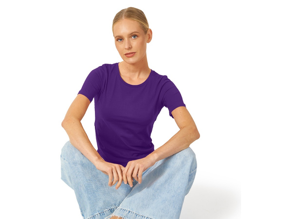 Футболка "Heavy Super Club" женская, Размер L, Цвет фиолетовый