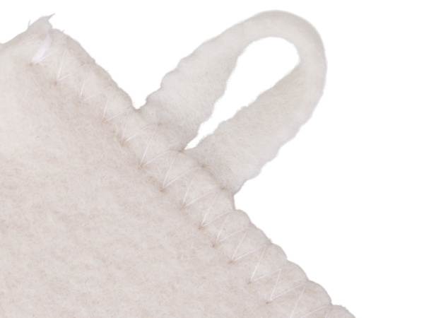 Рукавица для бани и сауны «Healing», Цвет белый