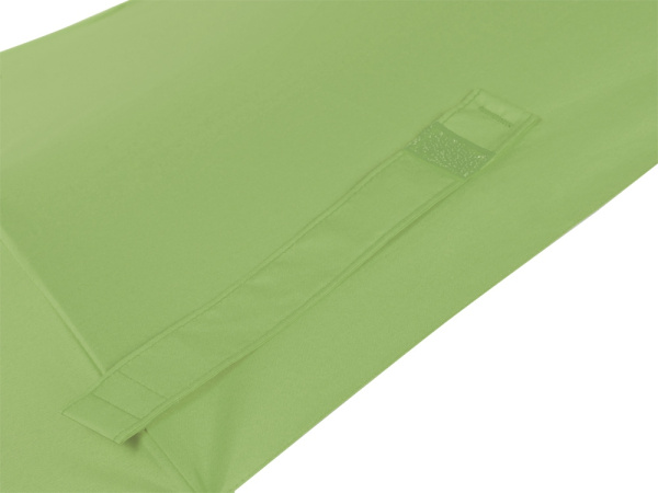 Зонт-автомат «Dual» с двухцветным куполом, Цвет зеленое яблоко/черный