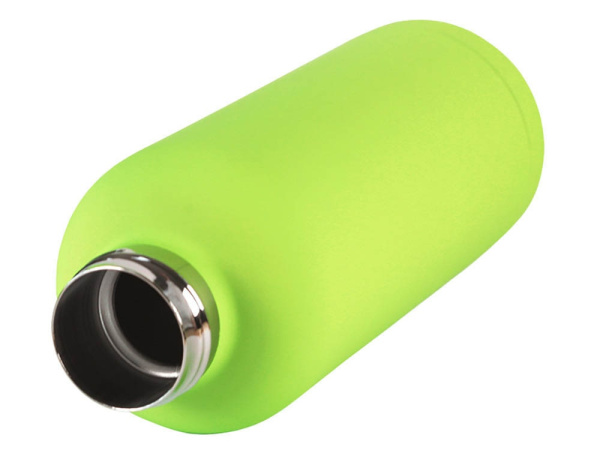 Вакуумная термобутылка ODIN, soft-touch, 550 мл, Цвет светло-зелёный