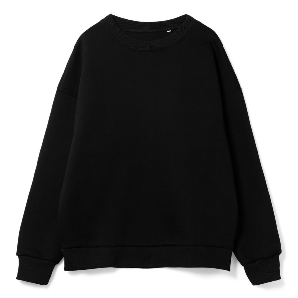Свитшот оверсайз унисекс True Self, черный, S–XXL