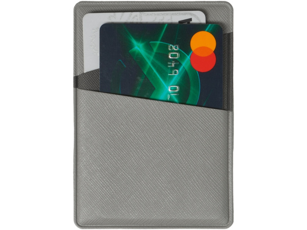 Картхолдер на 3 карты вертикальный «Favor», Цвет светло-серый/темно-серый