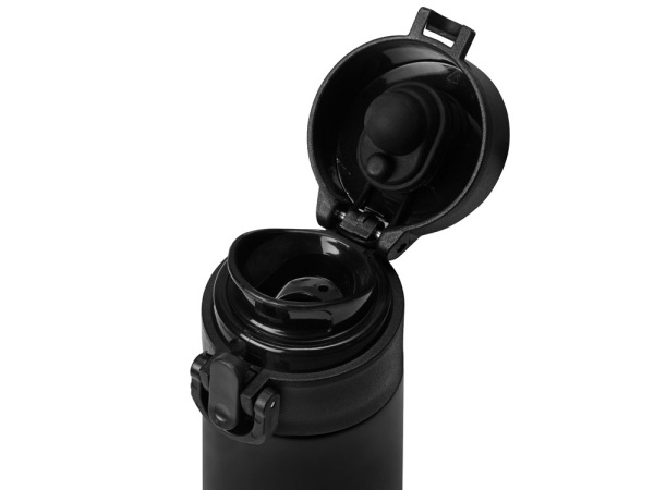 Вакуумная герметичная термокружка «Inter», Цвет черный матовый