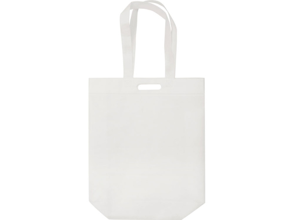Сумка для покупок «Ambit» из нетканого материала, Цвет белый