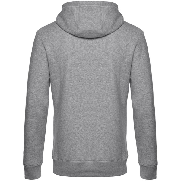 Толстовка с капюшоном унисекс King, серый меланж, XS–4XL