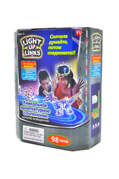 Светящийся конструктор Light up links 98 деталей