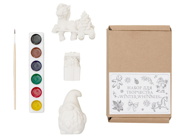 Набор для творчества из гипса «Winter Whinnies», Цвет белый