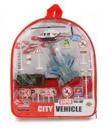 Игрушечный набор City Vehicle с дорожными знаками