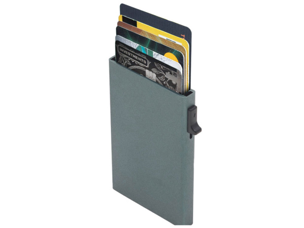 Картхолдер «Florence» с RFID-защитой, Цвет оружейная сталь