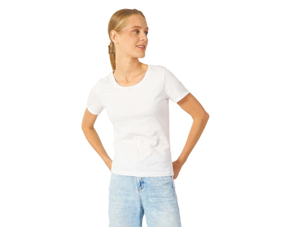 Футболка «Sydney» с подвернутыми рукавами, женская, Размер L, Цвет белый