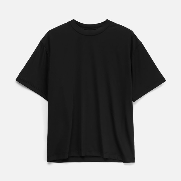 Футболка из бифлекса Morfiss, черная, XS–XXL