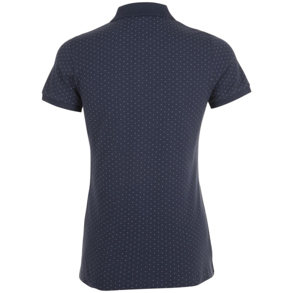 Рубашка поло женская Brandy Women, темно-синяя с белым, XS–2XL