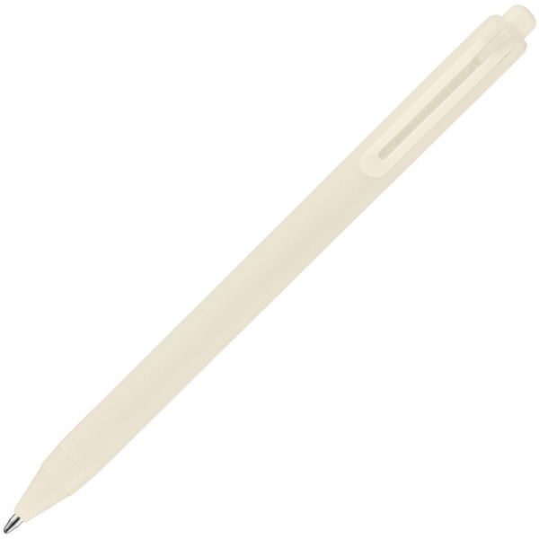 Ручка шариковая Cursive Soft Touch, бежевая, 14,5х1 см