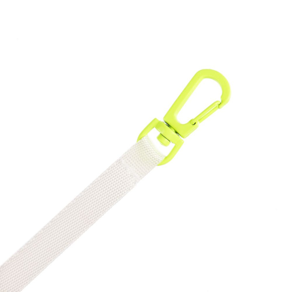 Застежка-карабин Snap Hook, S, желтый неон, 1х3,5 см