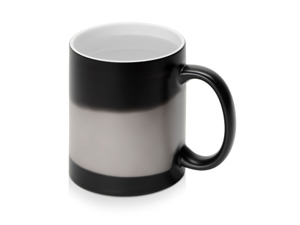 Кружка-хамелеон «Magic» матовая, Цвет черный/белый