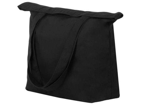 Сумка «Levy» хлопковая с широким дном, 240 г/м2, Цвет черный