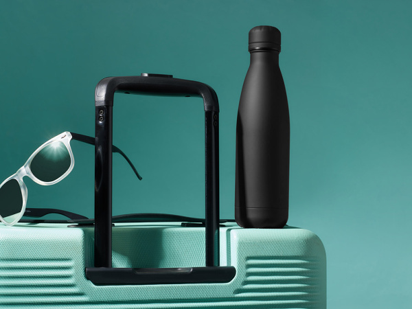 Вакуумная термобутылка «Vacuum bottle C1», soft touch, 500 мл, Цвет черный