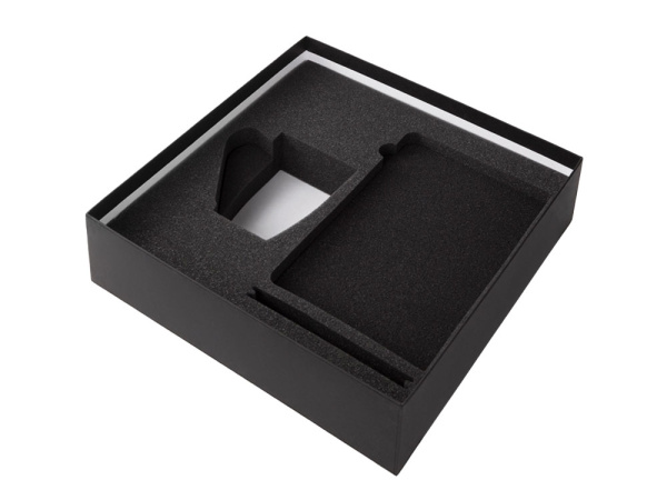 Подарочный набор «COLOR IT» с блокнотом, металлической ручкой и кружкой, Размер магнитная обложка, Цвет красный