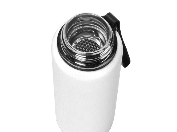 Вакуумный термос «Story», Цвет белый, серебристый