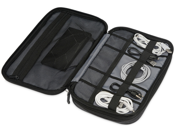 Органайзер для электроники и проводов «District», Цвет темно-серый