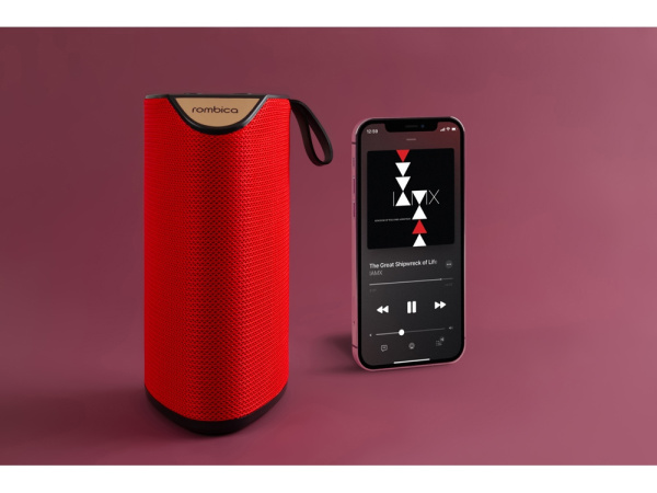 Портативная колонка «Mysound Tetria», Цвет красный