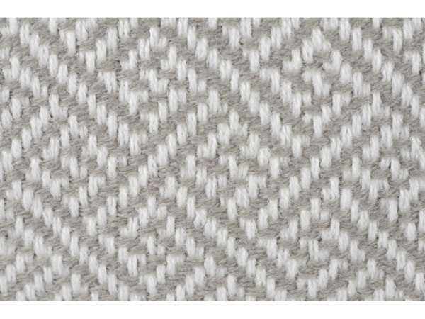 Плед акриловый с белой бахромой «Tassel», Цвет бежевый