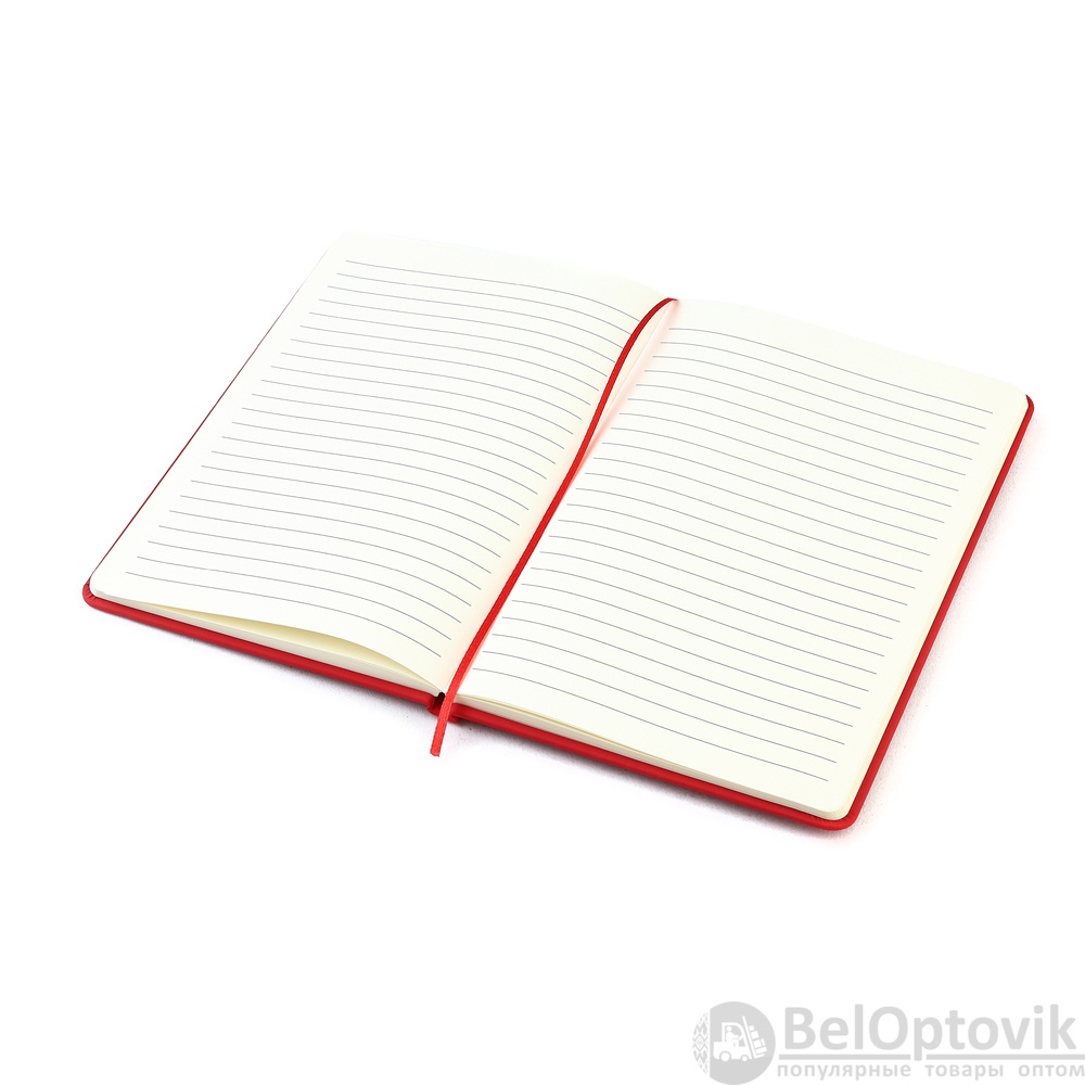 Блокнот A5 Monte в твёрдом переплёте, красный