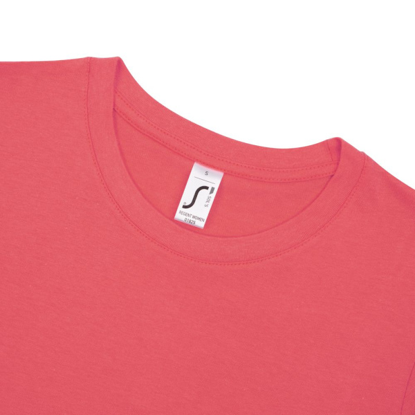 Футболка женская Regent Women, розовая (коралловая), S–XXL