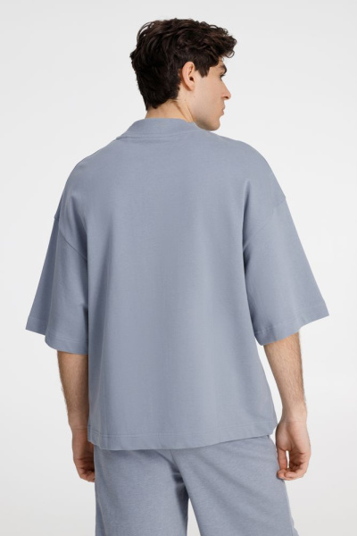 Футболка оверсайз унисекс T9, серая, XS–XXL