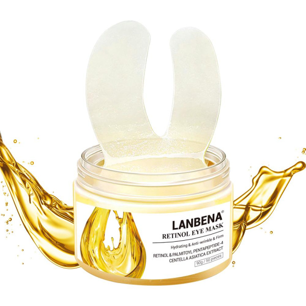 Патчи для глаз LANBENA Retinol Eye Mask от морщин с ретинолом, 50 шт