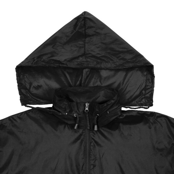 Ветровка из нейлона Surf 210, черная, S–XXL