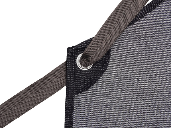 Джинсовый фартук с карманами «Fry», Цвет черный