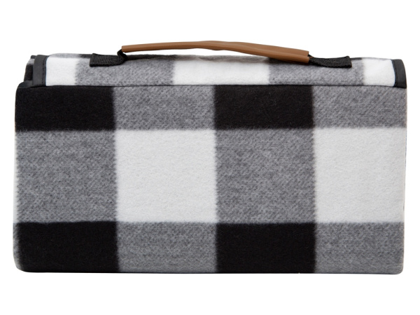 Плед для пикника «Recreation», Цвет белый/черный