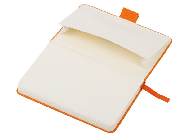 Блокнот А6 в твердой обложке «Vision 2.0» soft-touch, Размер А6, Цвет оранжевый