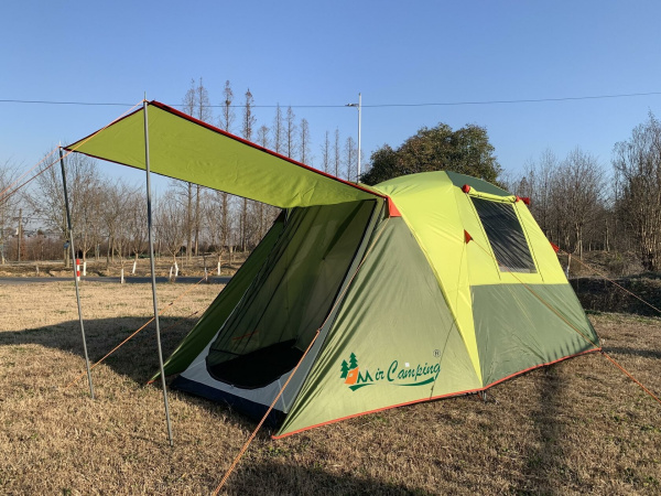 4-х местная палатка с тамбуром для туризма и отдыха