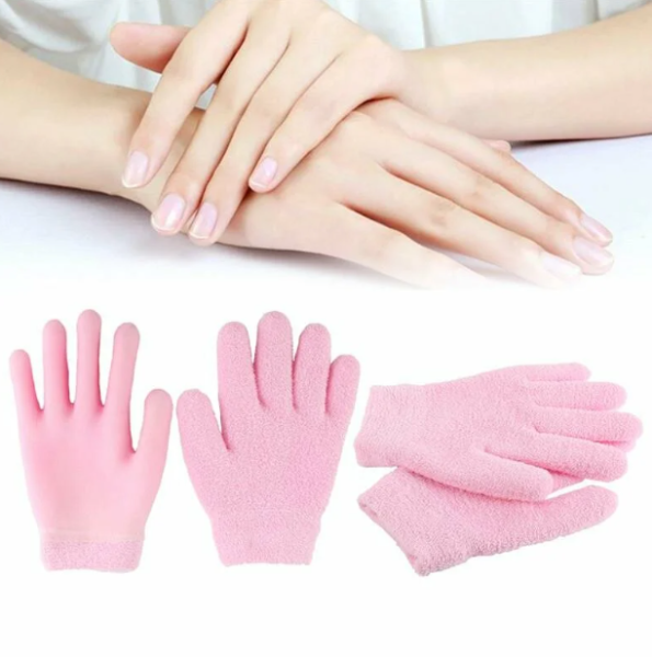 Гелевые увлажняющие Spa перчатки Gel Gloves Moisturizing. Цвет Mix