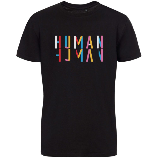 Футболка Human, черная, S–XXL