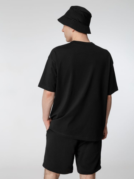 Футболка оверсайз мужская Boxy Men, черная, S–XXL