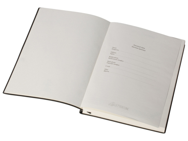 Бизнес блокнот А5 «Supreme», Цвет черный